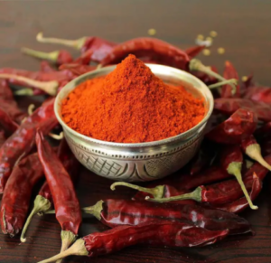 kashmiri dried red chillies in india